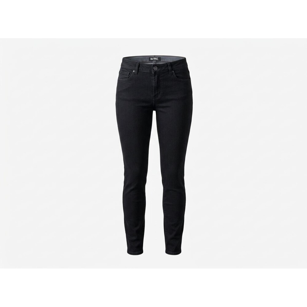 Celebrity Pink Black Rinse Skinny Stretch Jeans Juniors Size 15 Rayon Blend